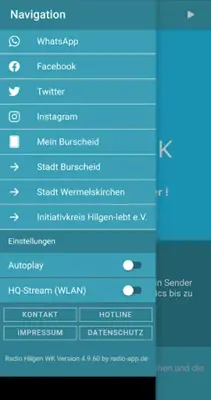 Radio Hilgen WK android App screenshot 0