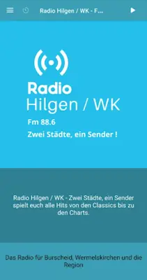 Radio Hilgen WK android App screenshot 1